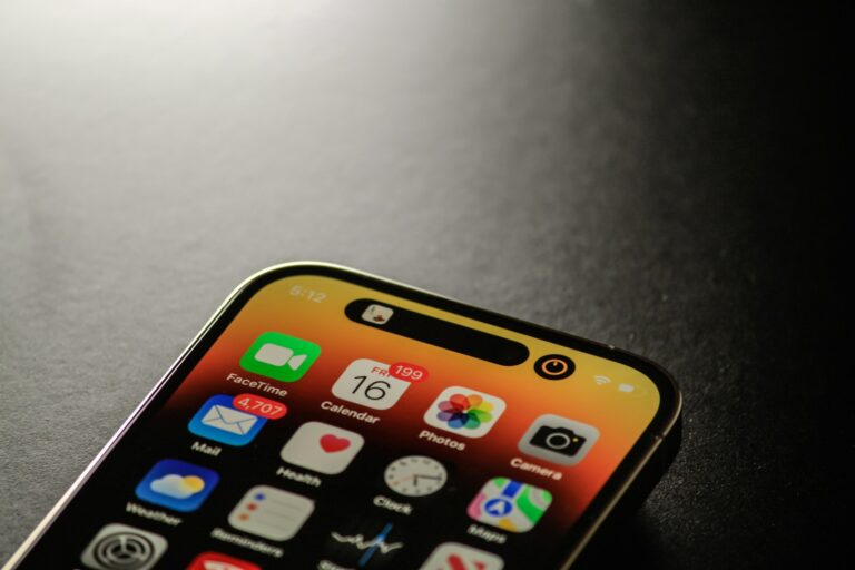 a black cell phone. Learn how to back up your phone.